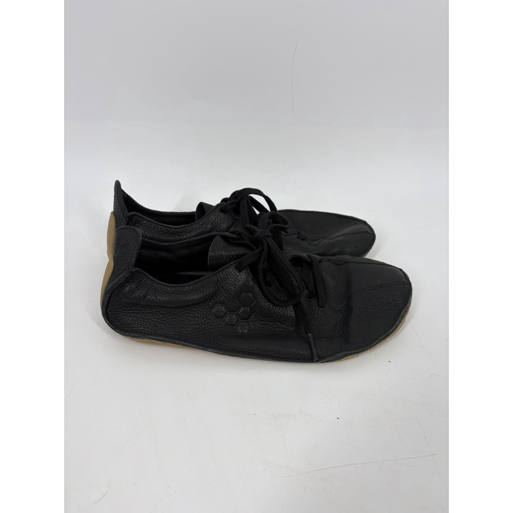 Vivobarefoot Womens Sensus Sneaker Leather Minimalist Barefoot Black Size 40 / 9